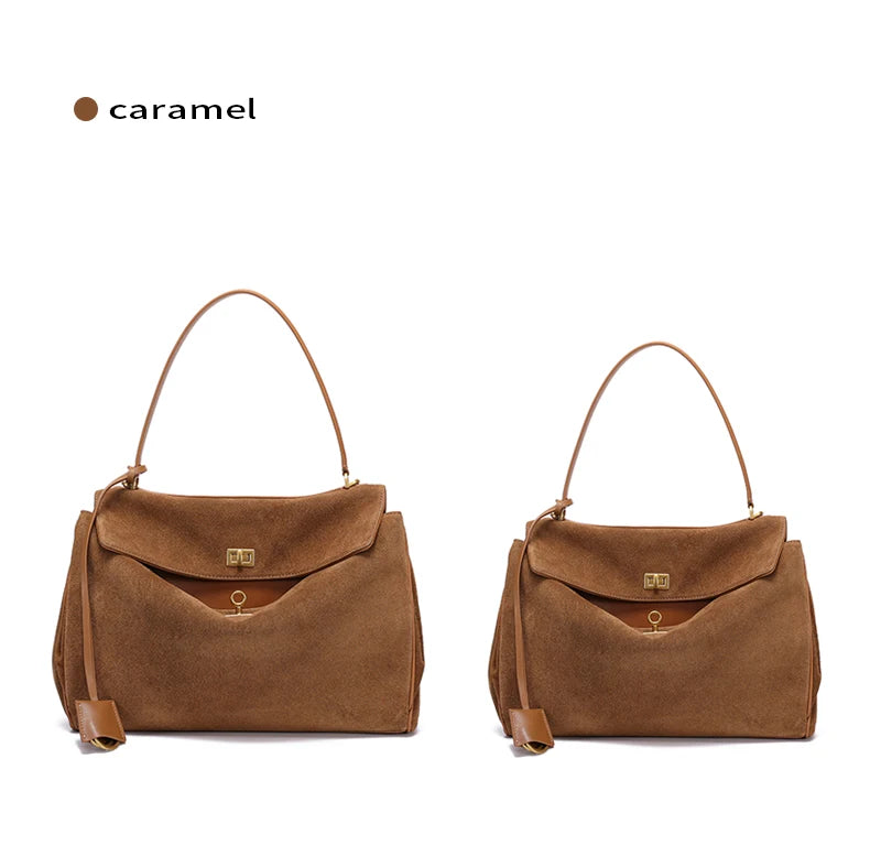 Suede genuine leather Bag