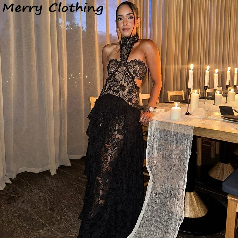 Lace Patchwork Dress