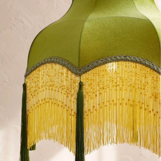 Green Retro Tassel pendant lamp