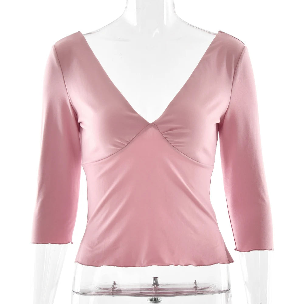 Deep V Quater Sleeve