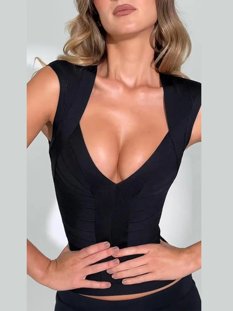 Bandage Bodycon Short Sleeve and Tank