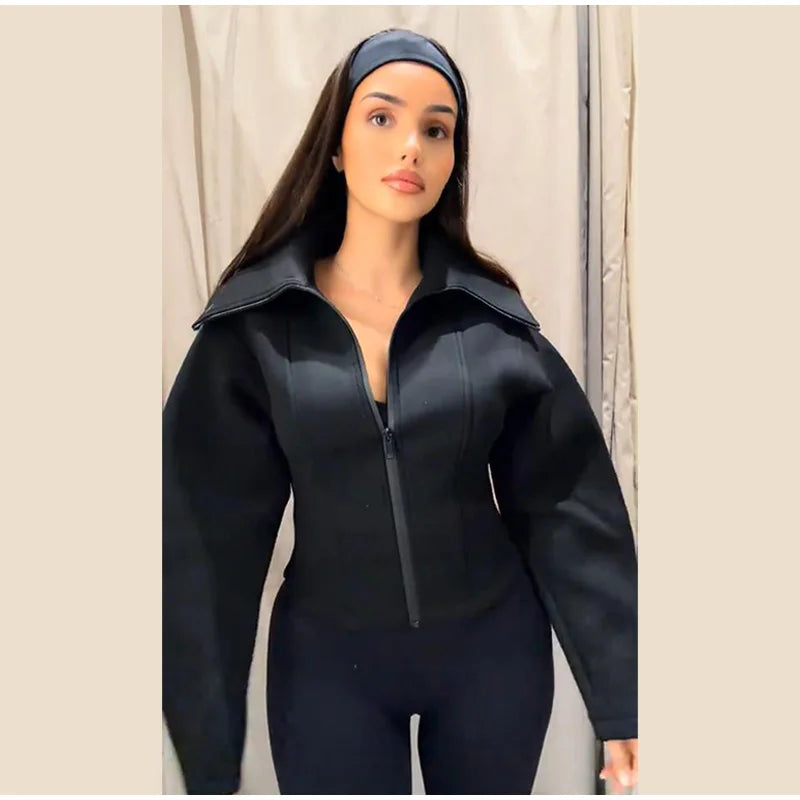 Wide Sleeve Fitted Jacket