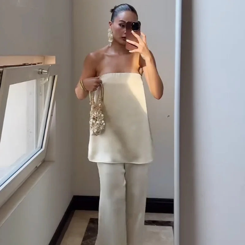Satin Pants Set (Sold Separately)