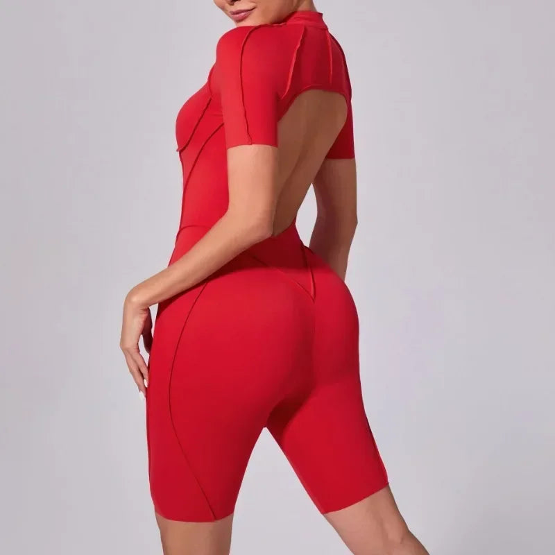 Backless Contrast Jumpsuit Long or Short options