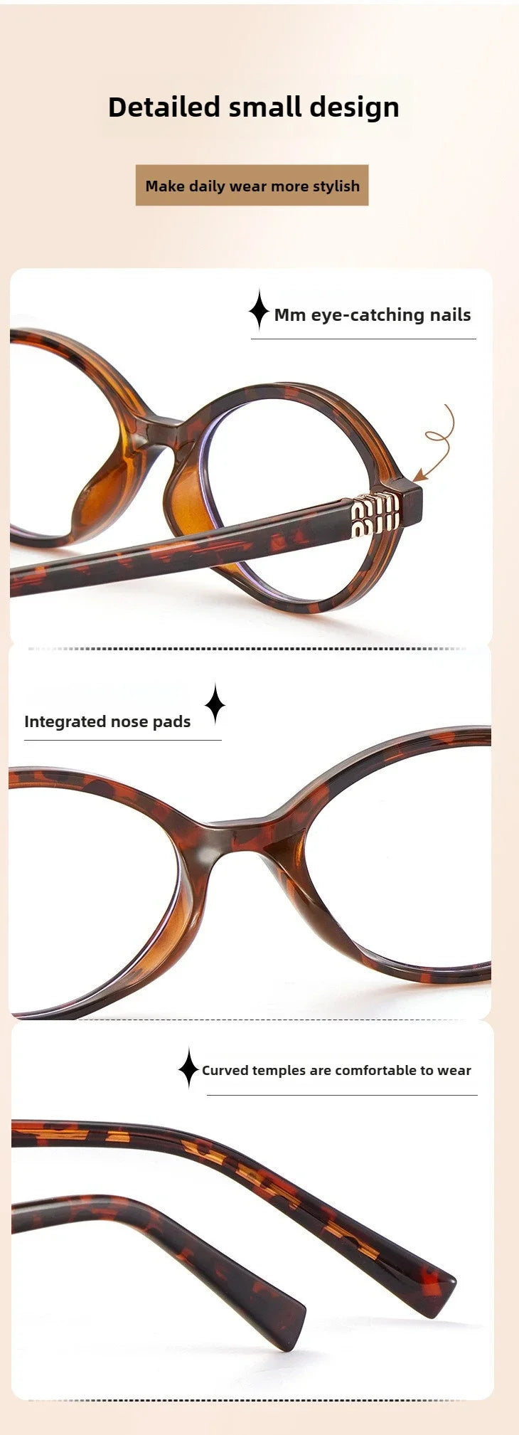 Retro Anti Blue Ray Photochromic Myopia Glasses