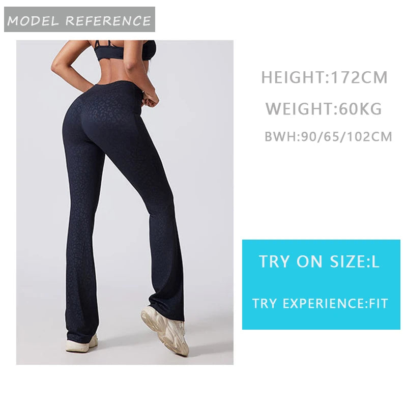 Hip Lifting Flared Leggings