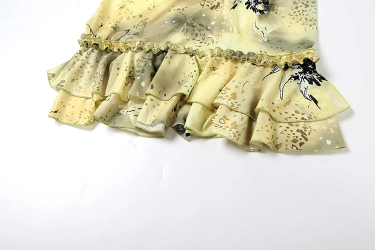 Camisole Ruffle Skirt Set