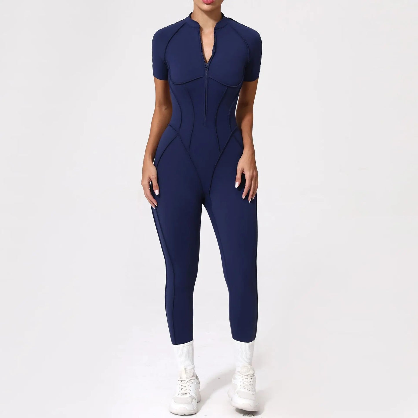 Backless Contrast Jumpsuit Long or Short options
