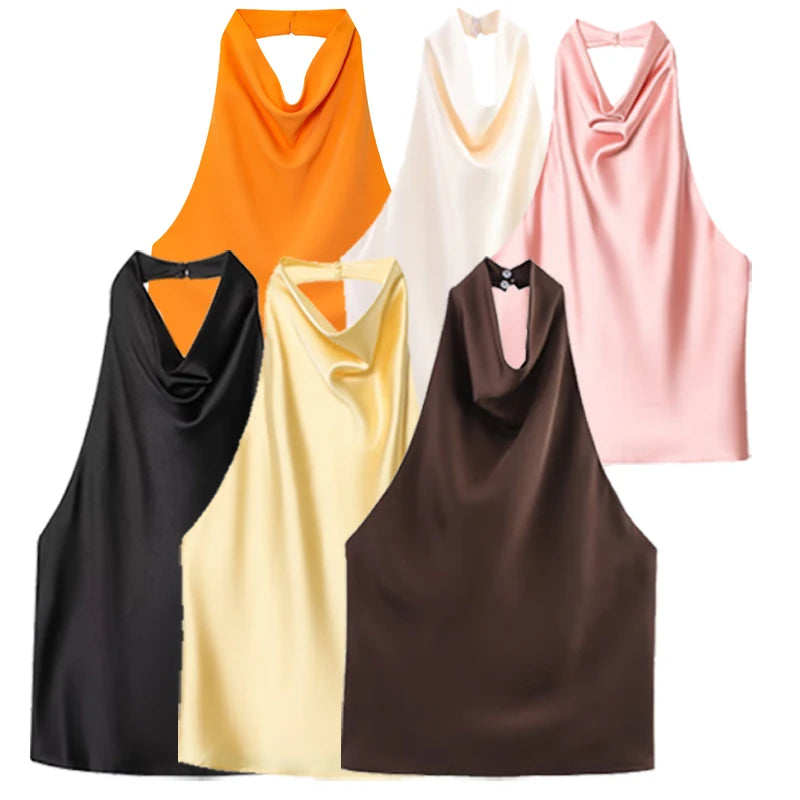 Satin Halter