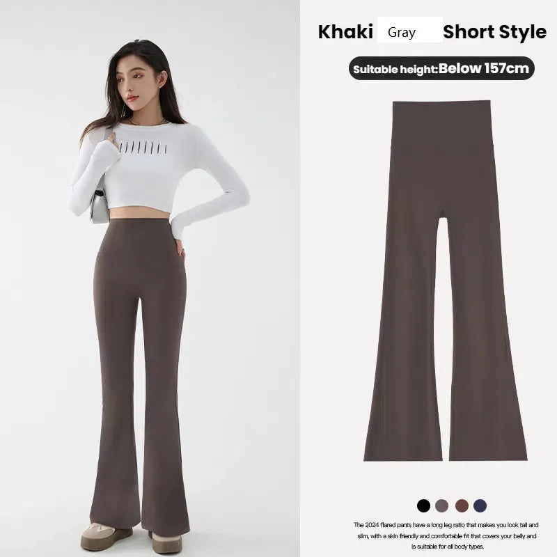 Waist Flared Shark Pants
