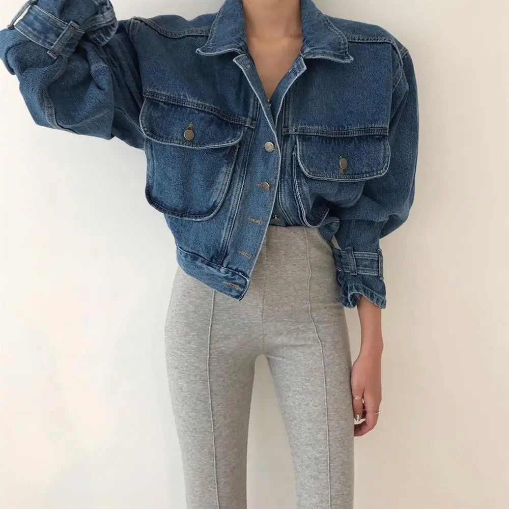 Cropped Denim Jacket