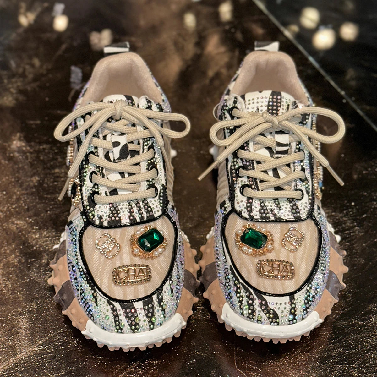 Rhinestone Sneakers