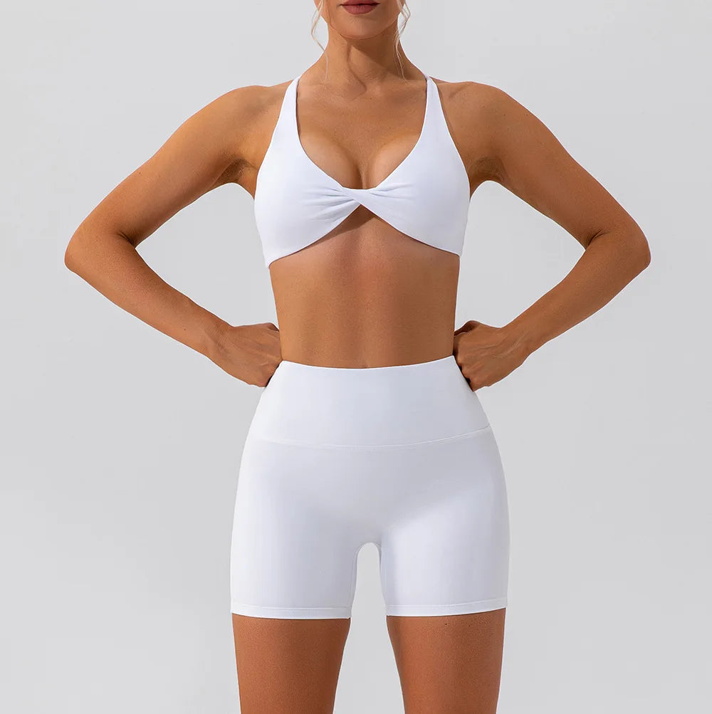 Cross Back Yoga Bra