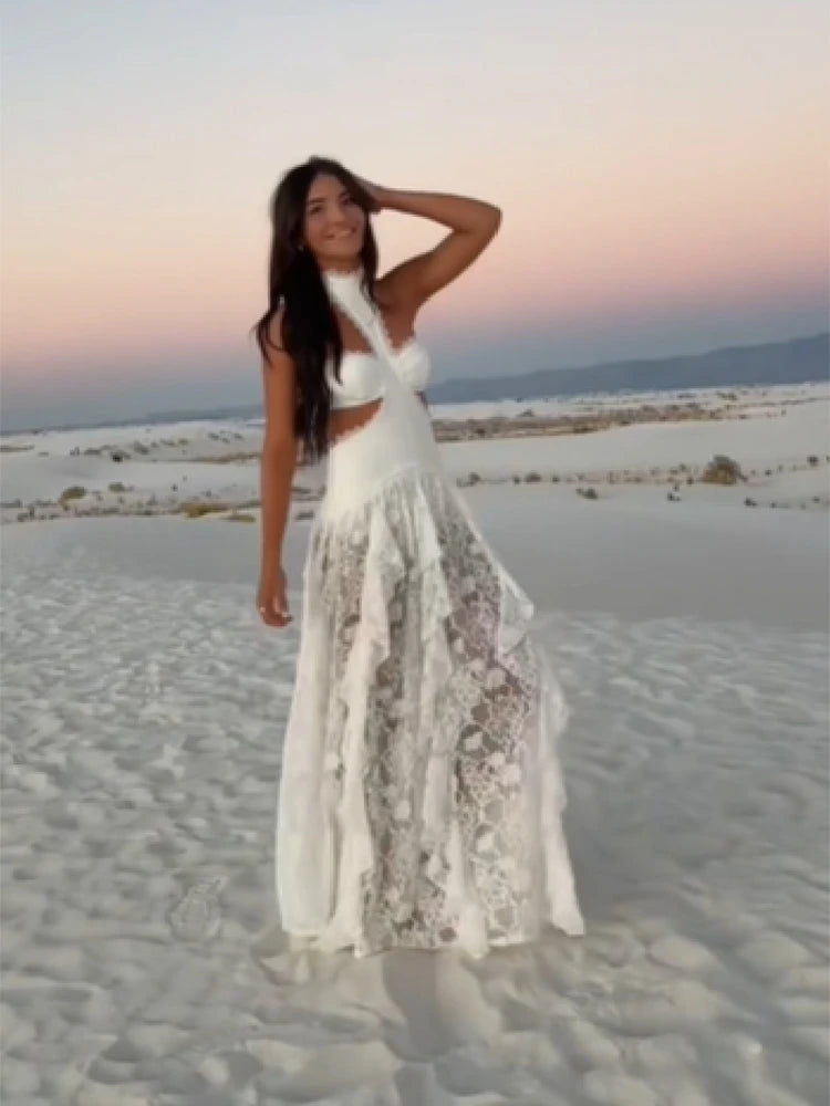 Lace Patchwork Dress