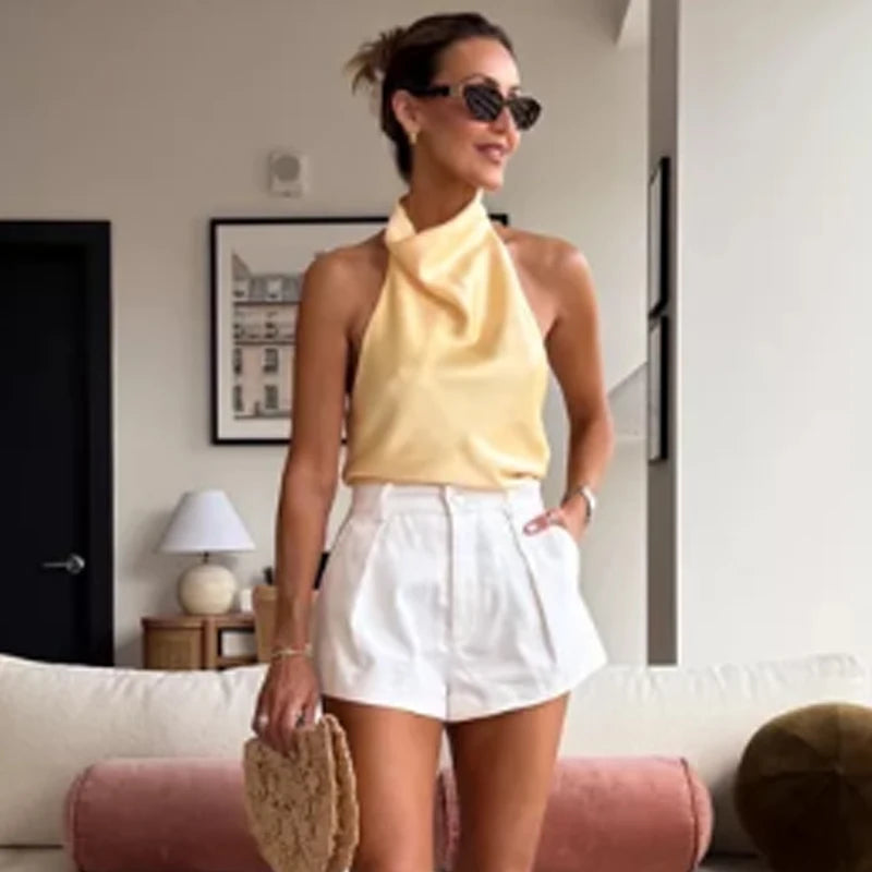Satin Halter