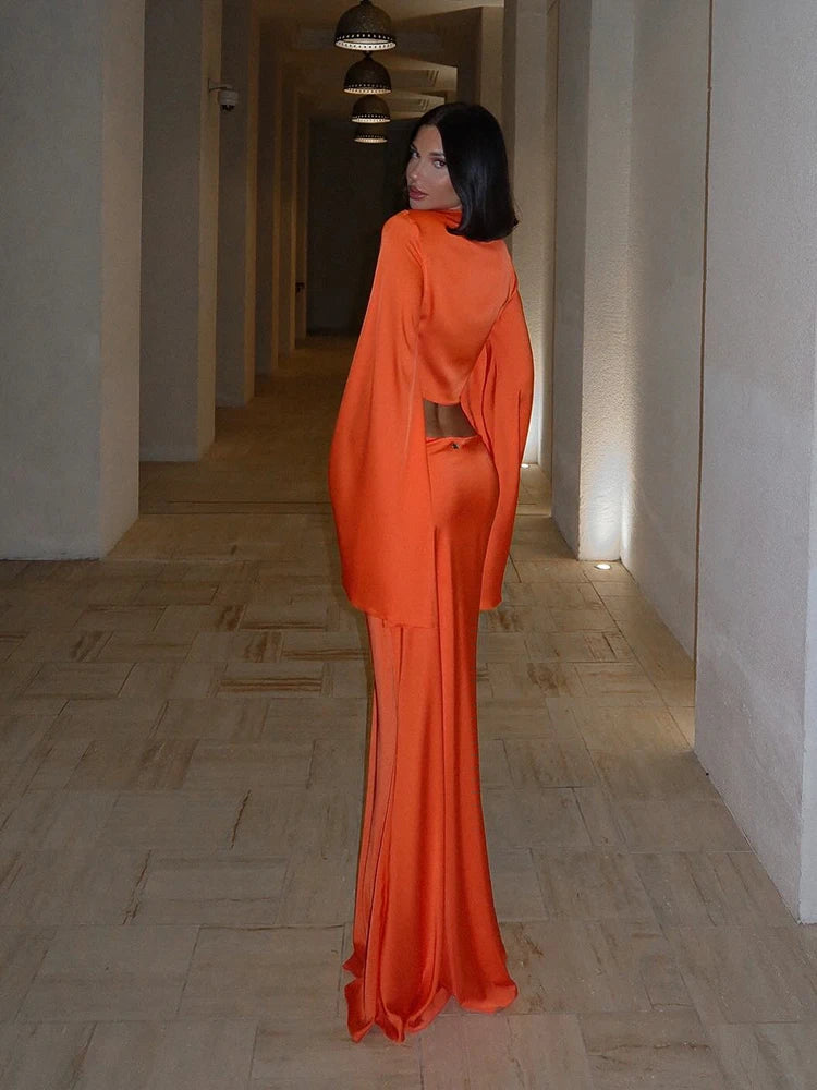 Silk Skirt set