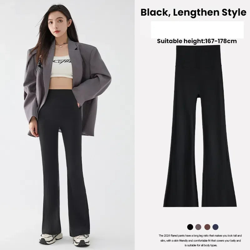 Waist Flared Shark Pants
