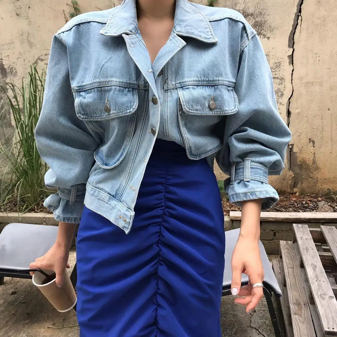 Cropped Denim Jacket