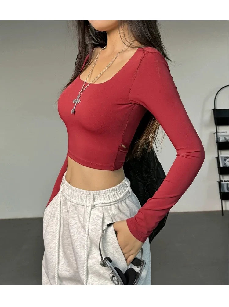 Cross Back Yoga Crop