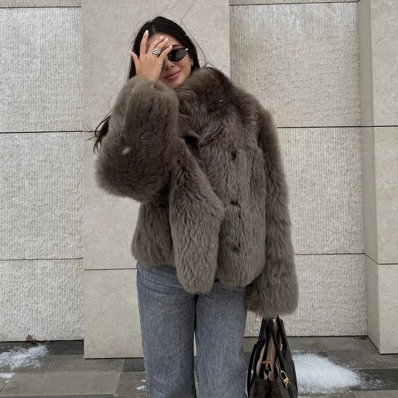 Faux Fur Coat