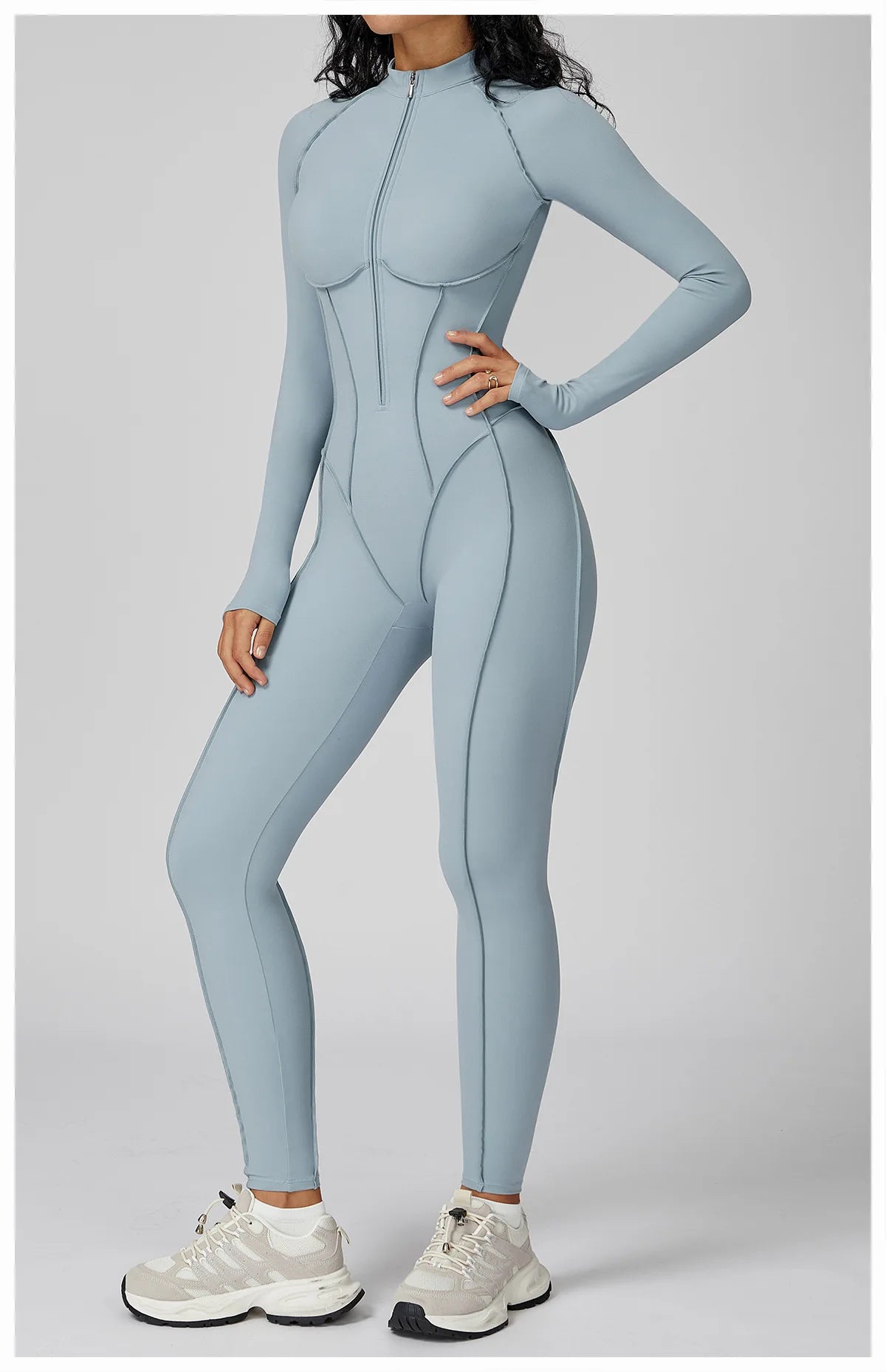 Contrast Long Sleeve Bodysuit