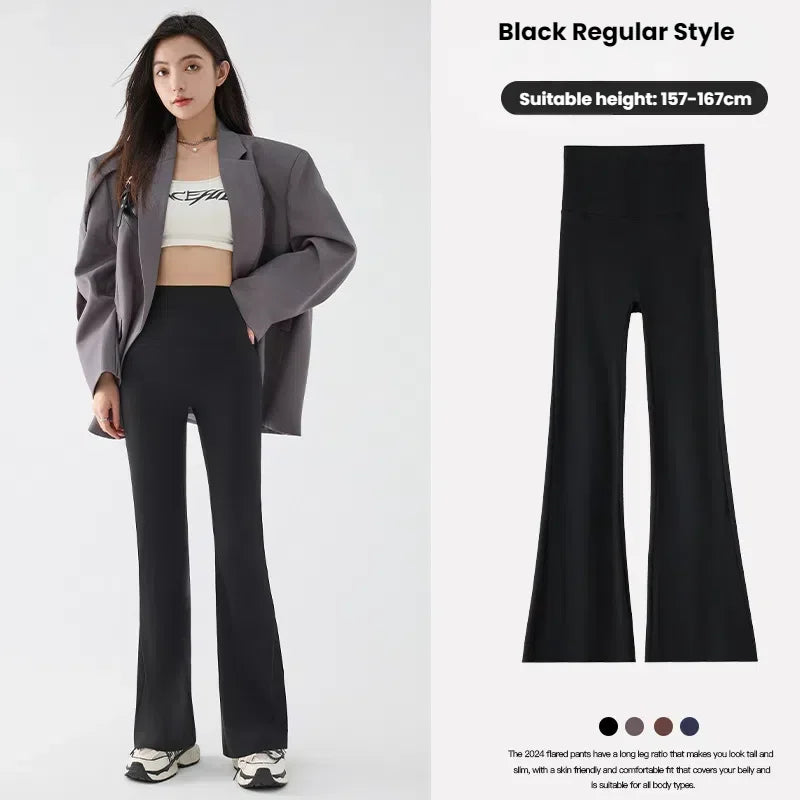 Waist Flared Shark Pants