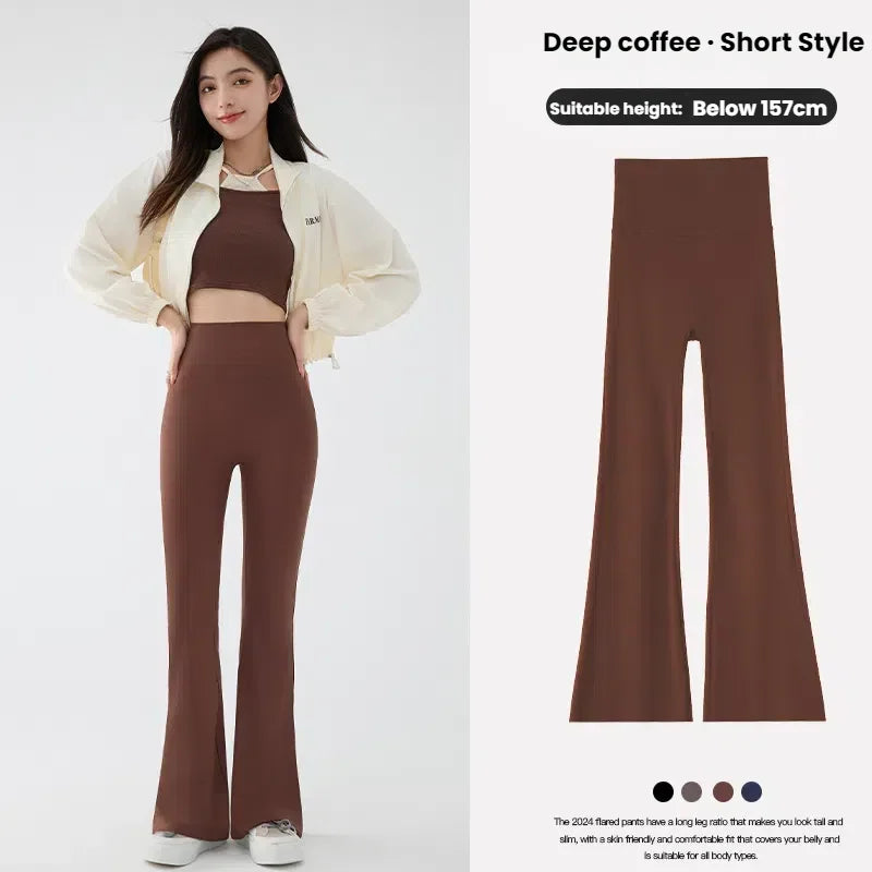 Waist Flared Shark Pants