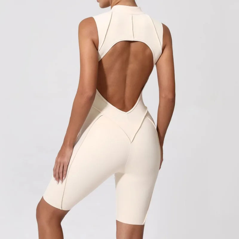 Backless Contrast Jumpsuit Long or Short options