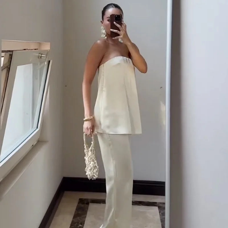 Satin Pants Set (Sold Separately)