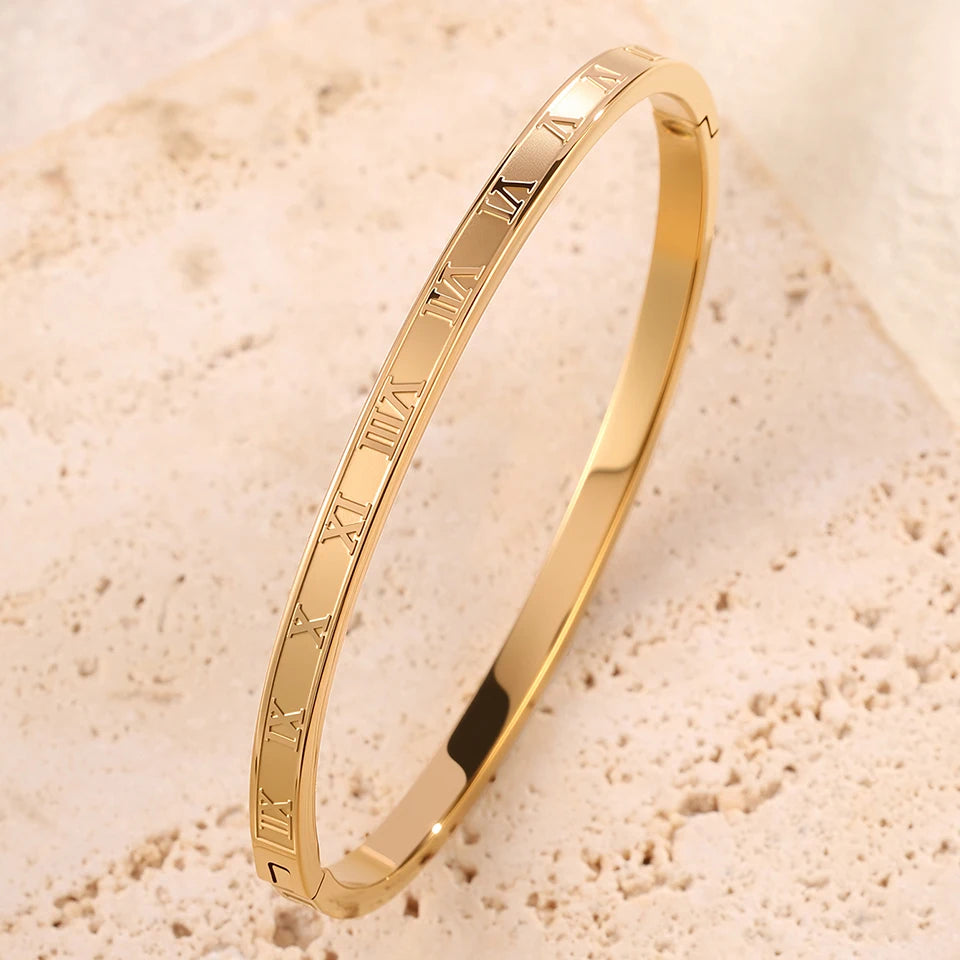 Sparkling Zirconia Stainless Steel Bracelets