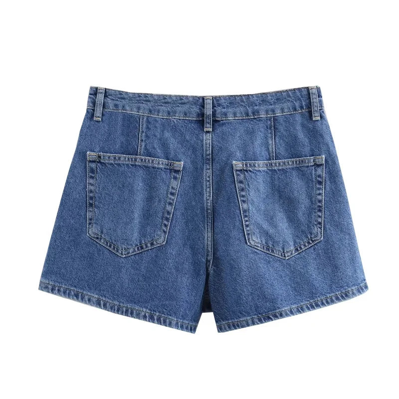 Denim Crop and Skort set