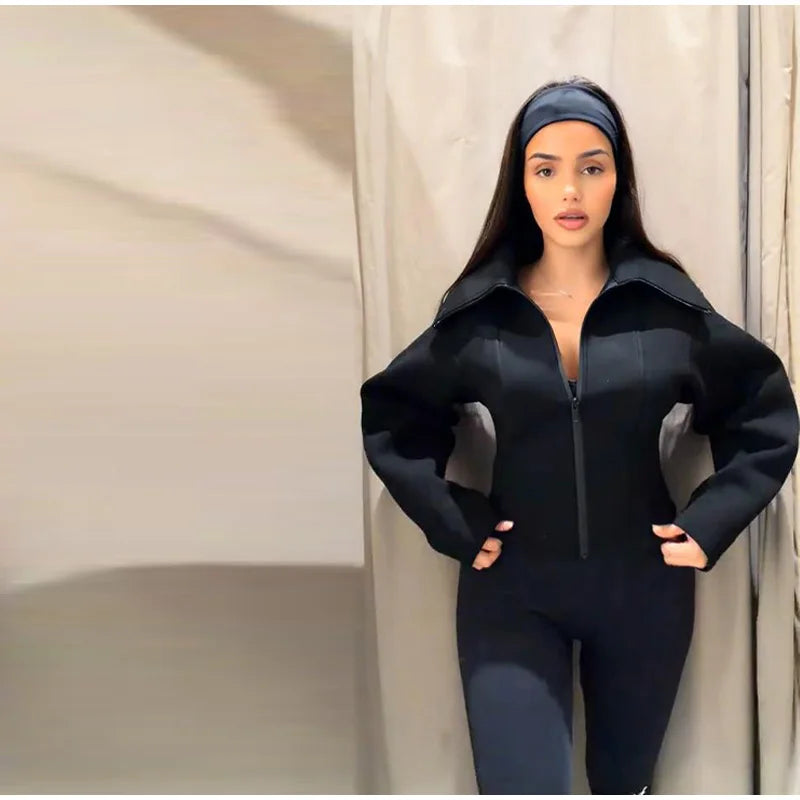 Wide Sleeve Fitted Jacket