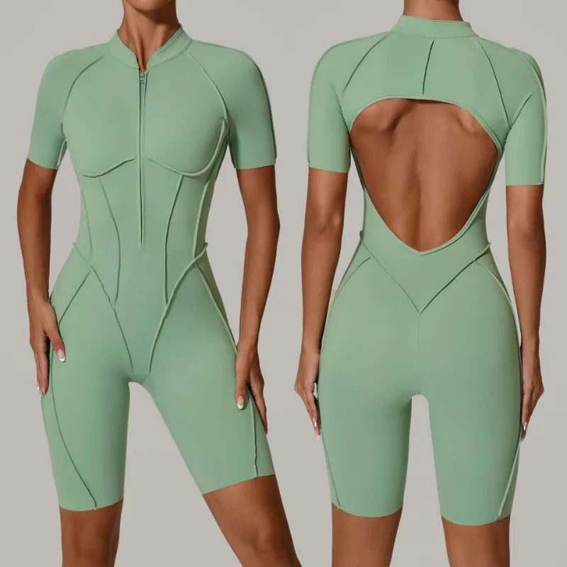Backless Contrast Jumpsuit Long or Short options