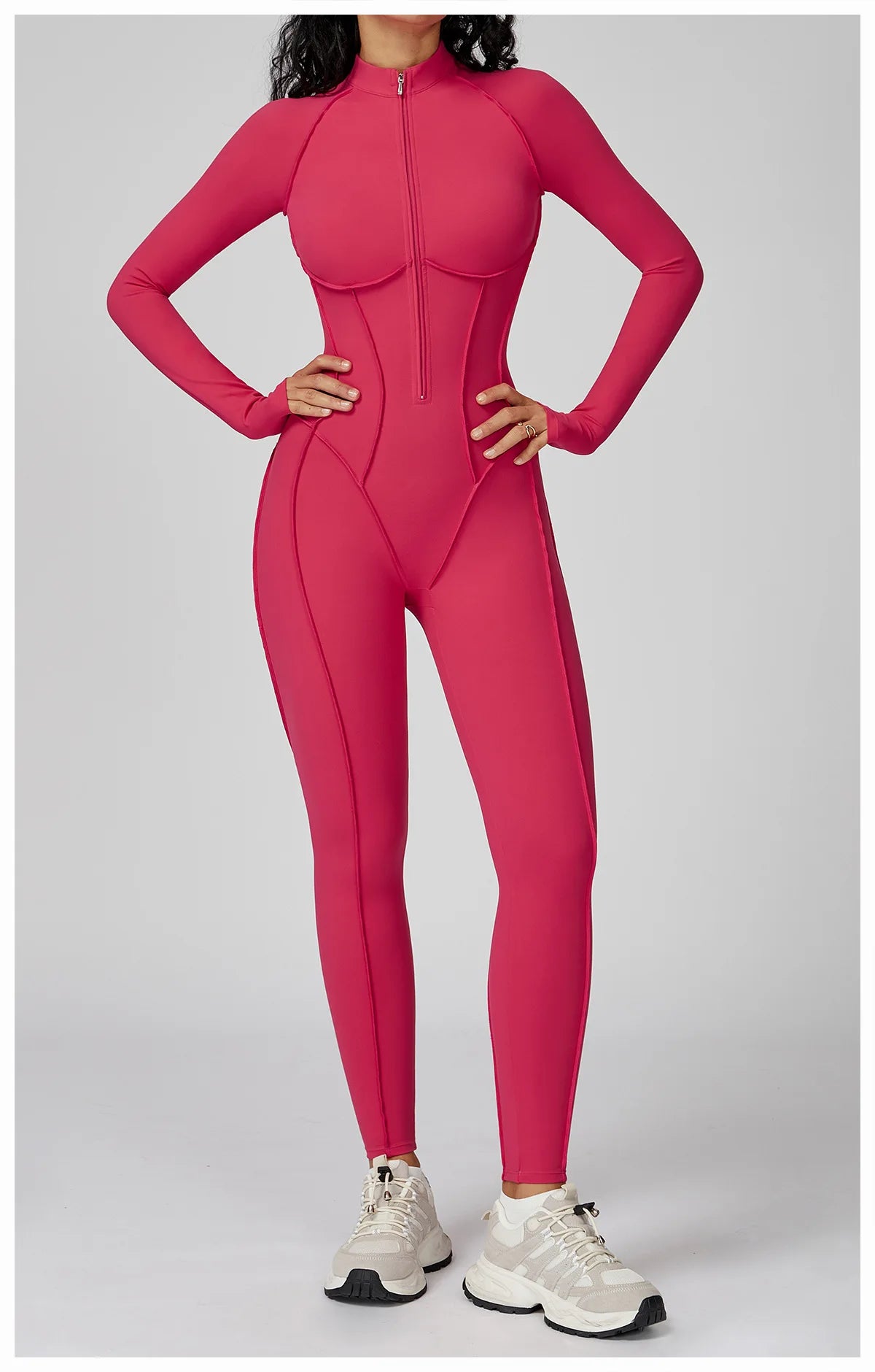 Contrast Long Sleeve Bodysuit