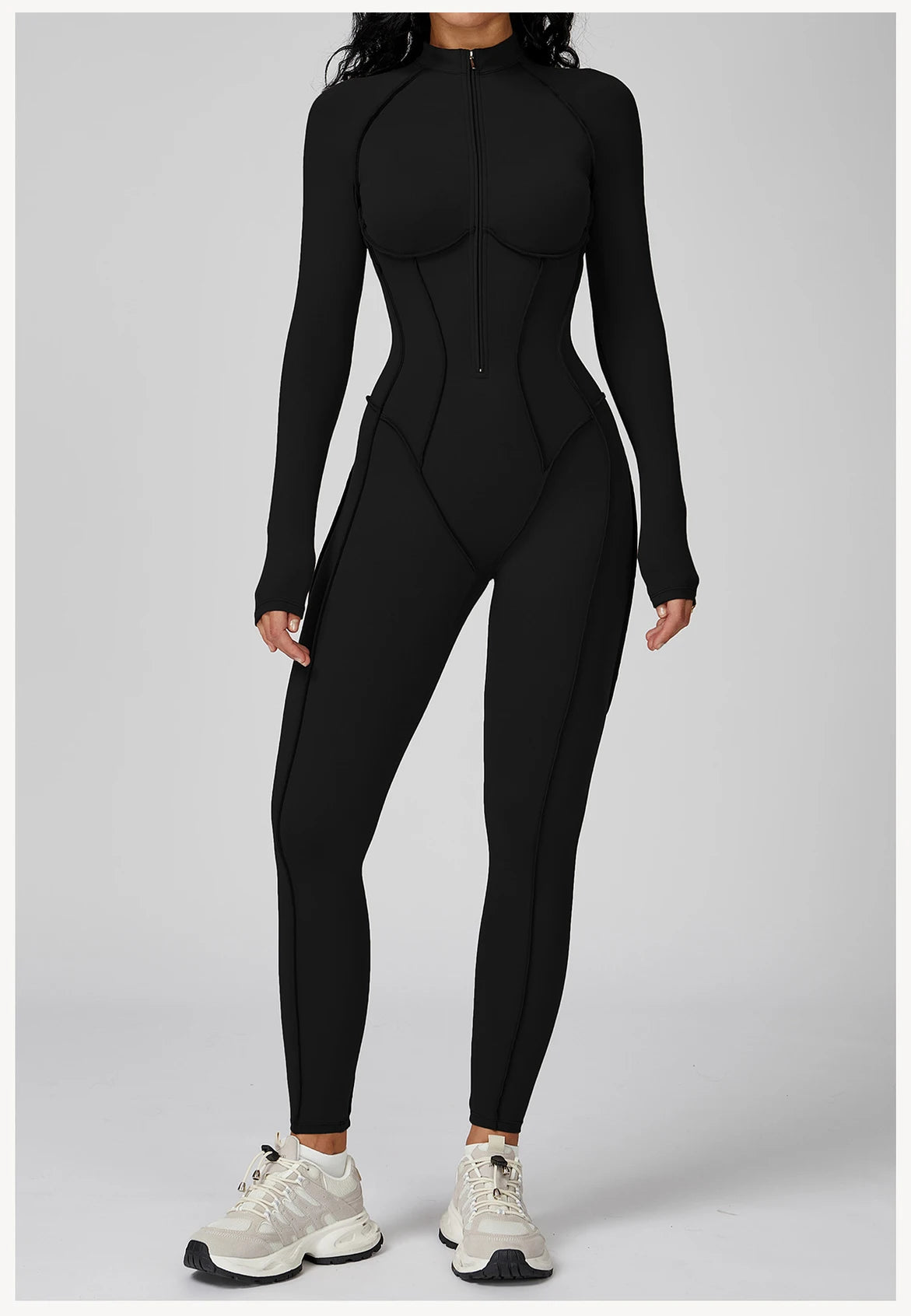 Contrast Long Sleeve Bodysuit