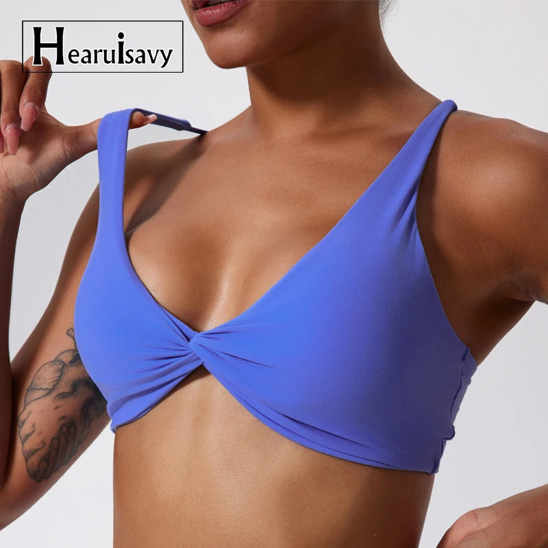 Front Twist Sports Bra