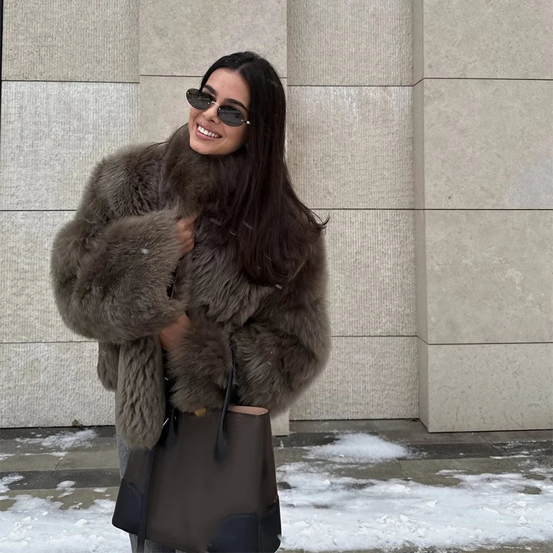 Faux Fur Coat