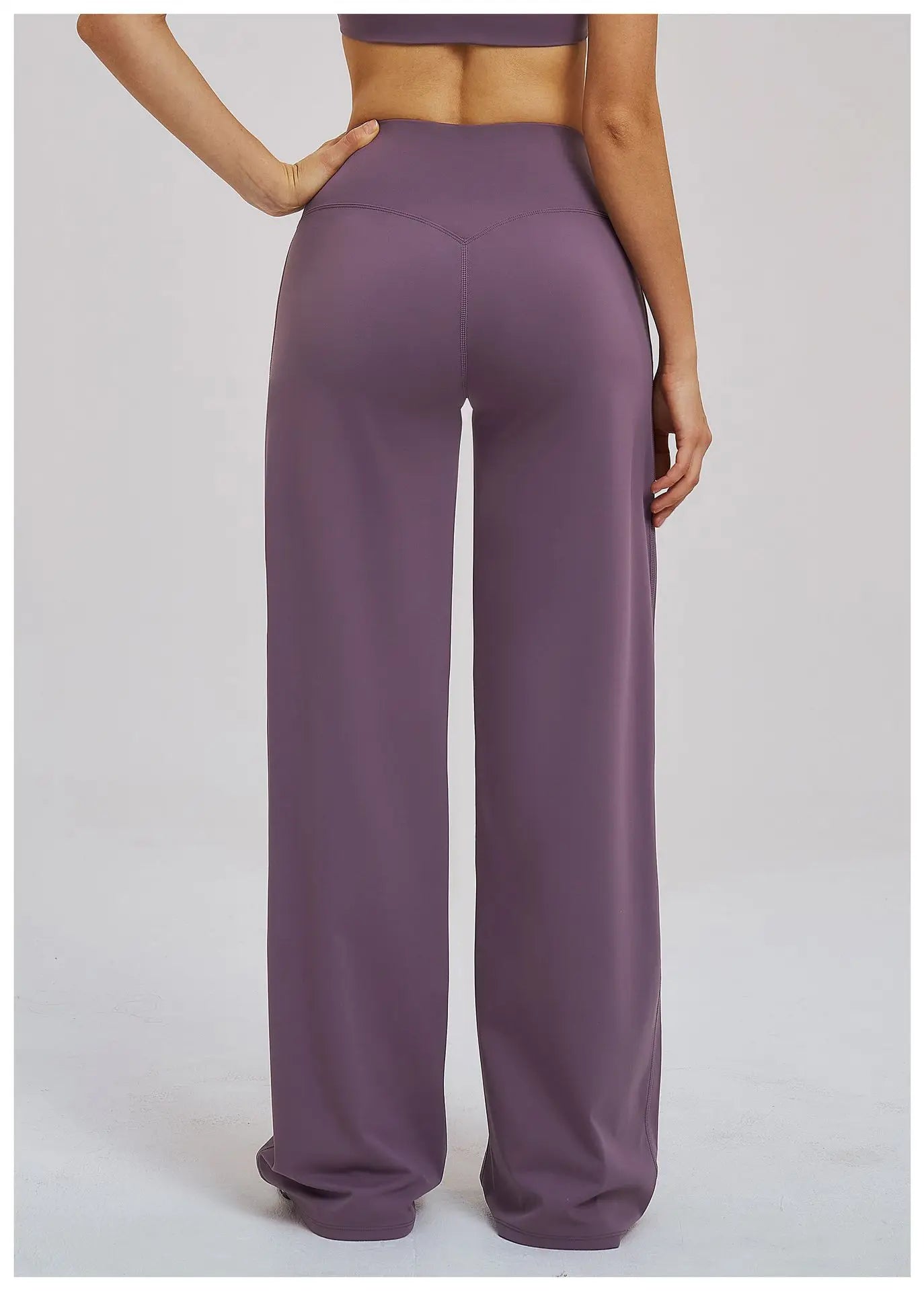Wide Leg Crossed Waist Yoga Pants