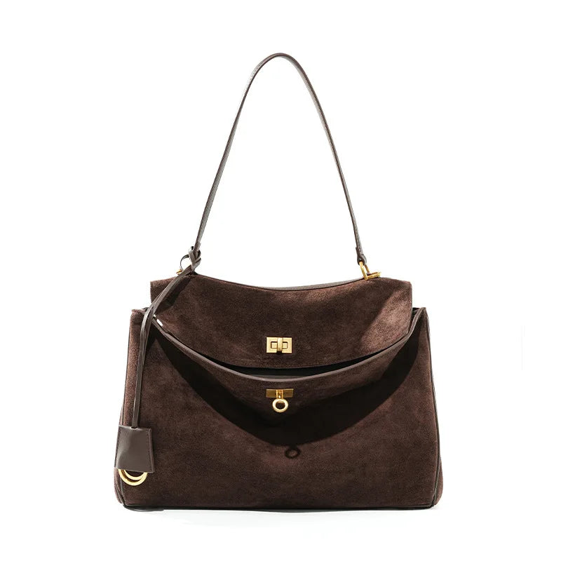 Suede genuine leather Bag