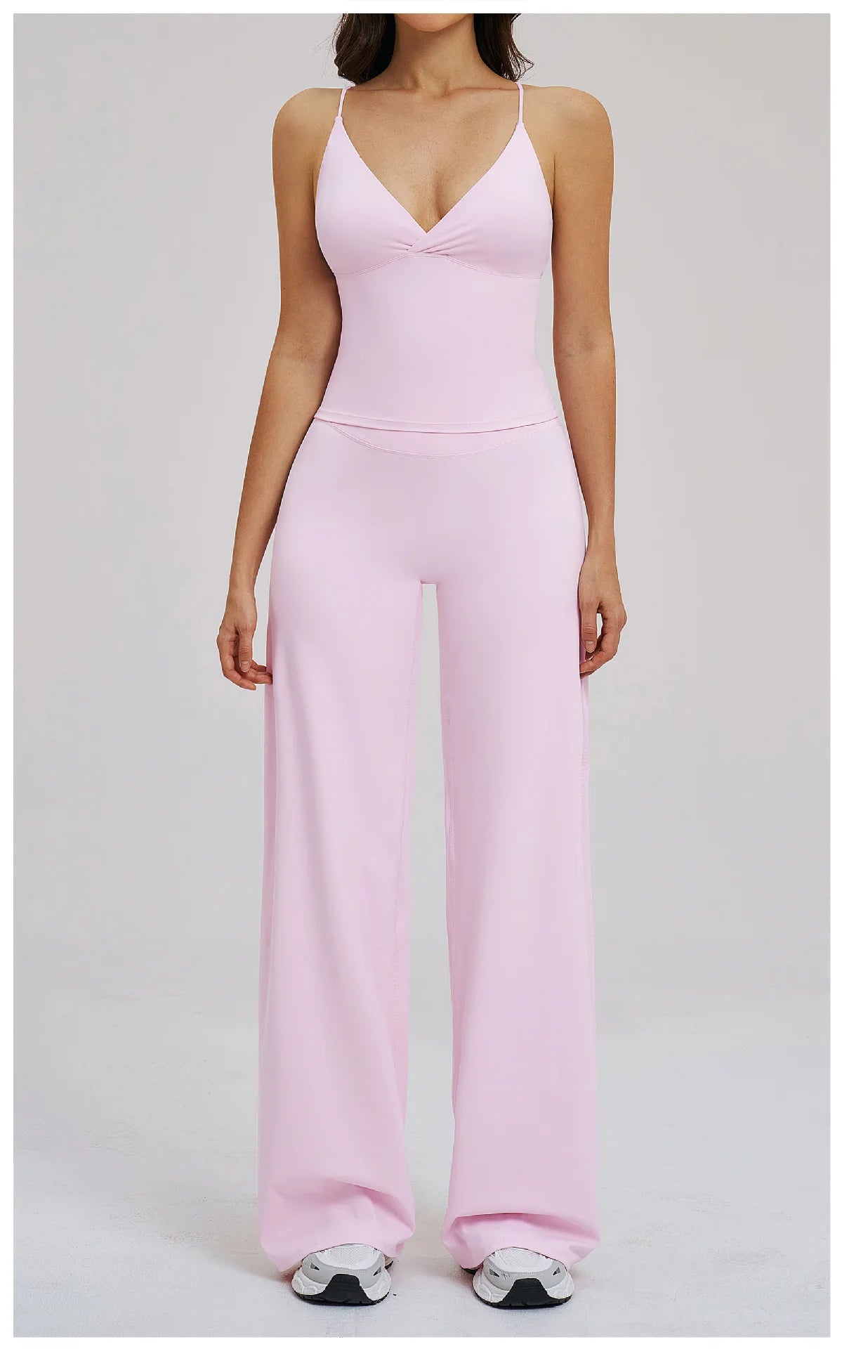 Wide Leg Crossed Waist Yoga Pants