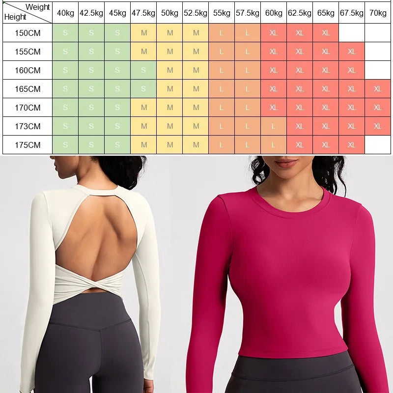 Breathable Backless Sports Crop