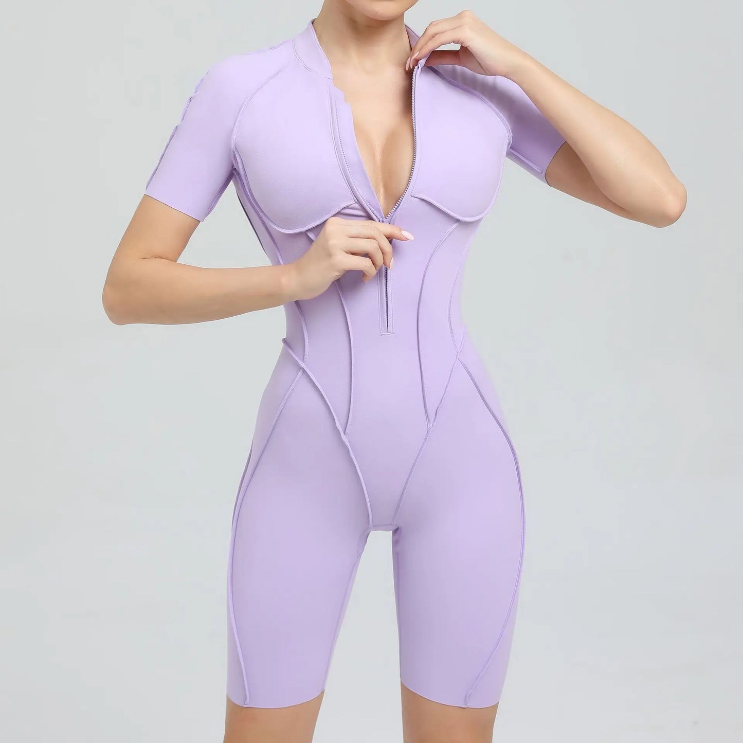 Backless Contrast Jumpsuit Long or Short options