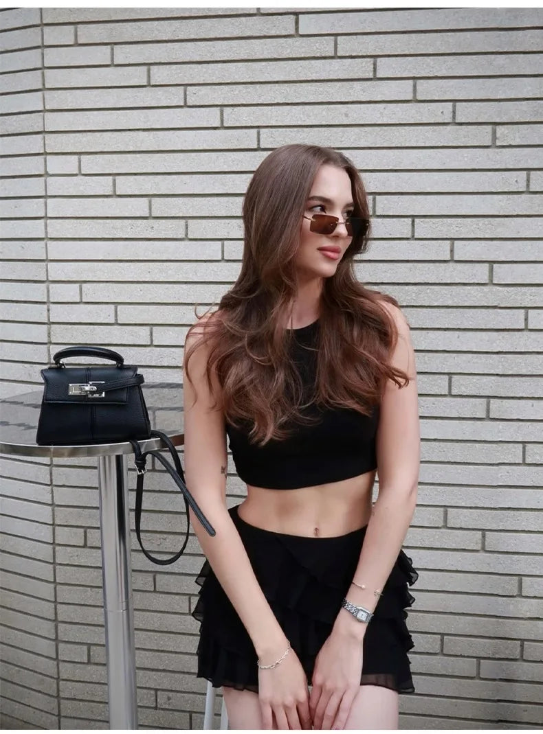 Synthetic Leather Mini Bag