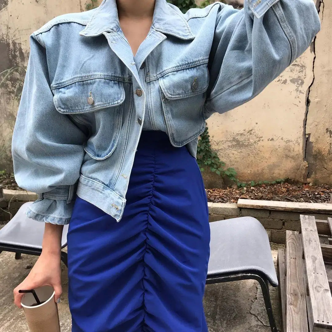 Cropped Denim Jacket