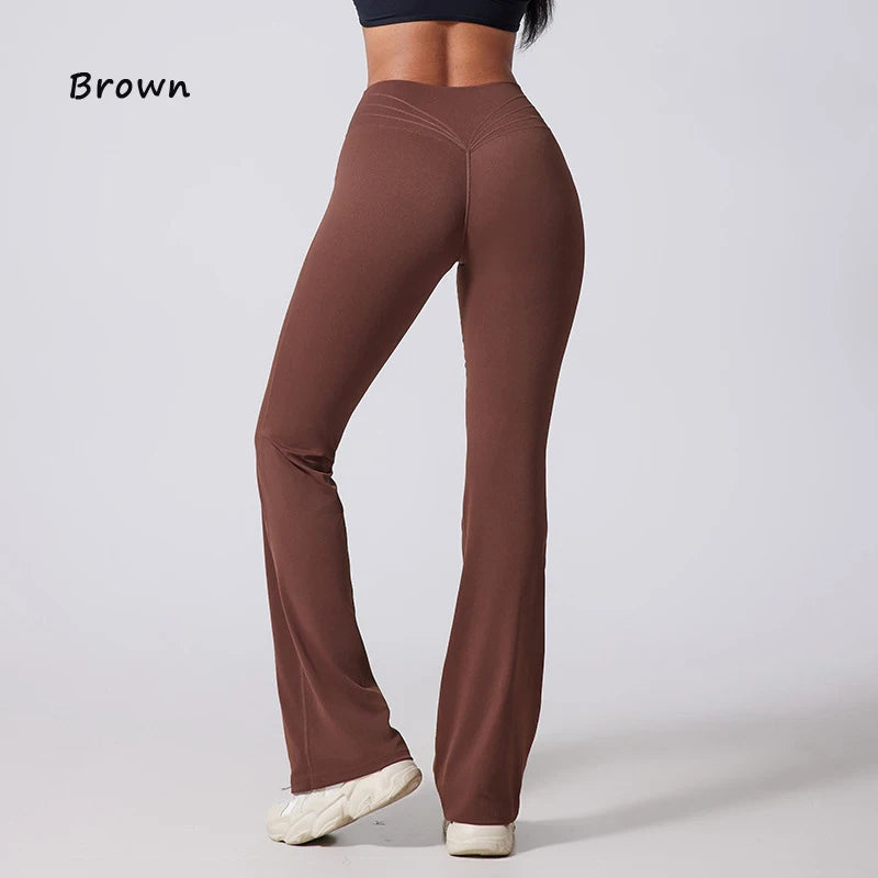 Hip Lifting Flared Leggings