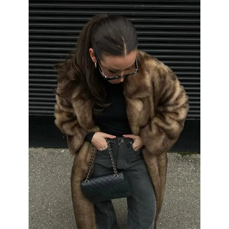 Faux Fur Coat