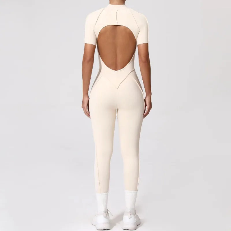 Backless Contrast Jumpsuit Long or Short options
