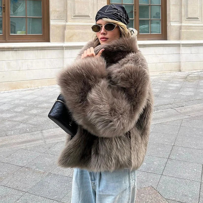Faux Fur Coat