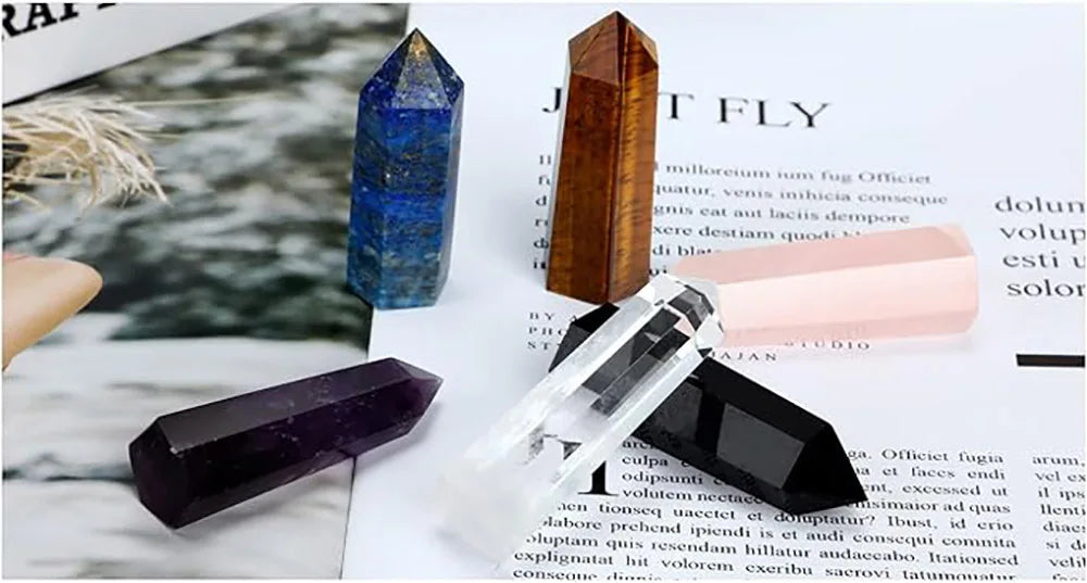 Natural Stone and Crystals Pyramids