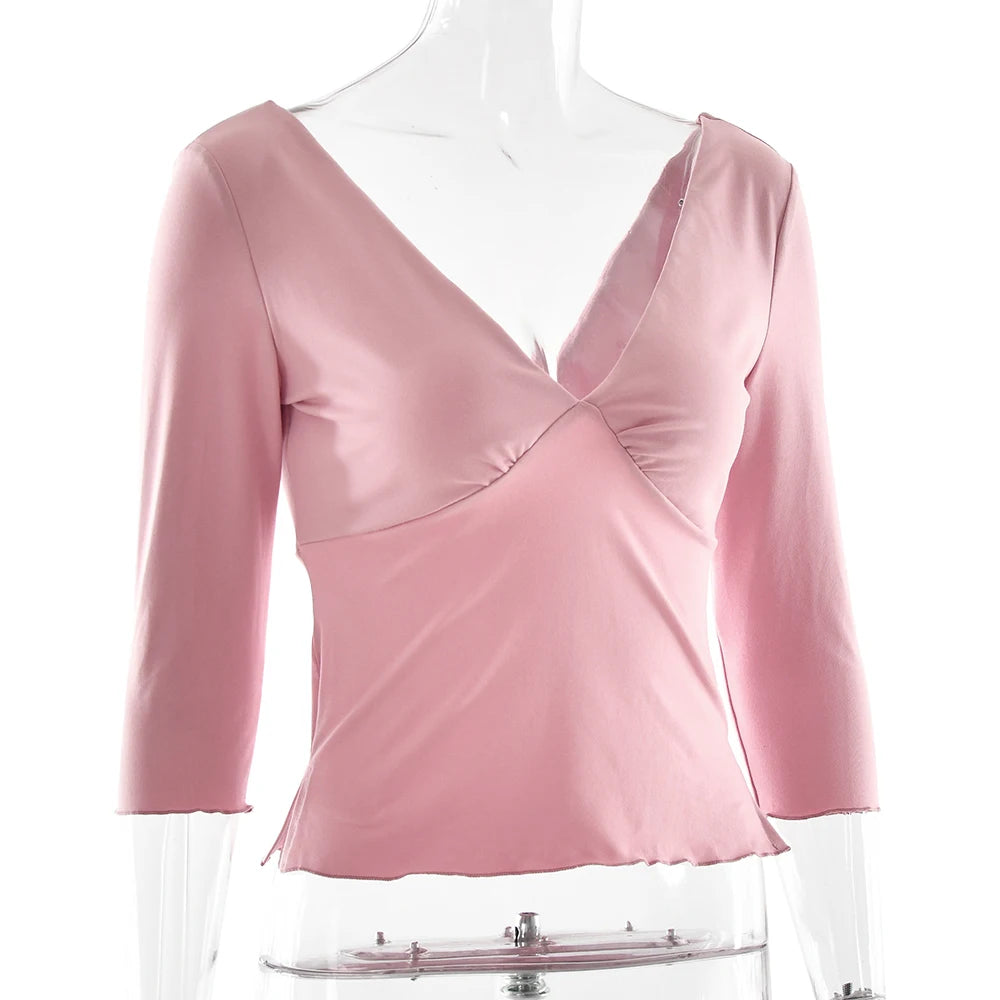 Deep V Quater Sleeve